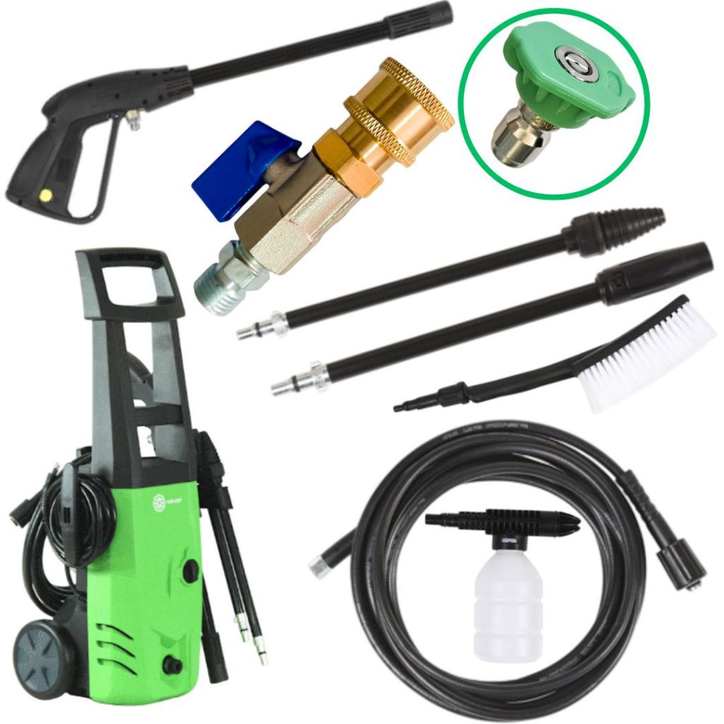 KIT Lava Jato de Alta Pressão IPC PW-C09M + Kit Registro Engate Rápido ...