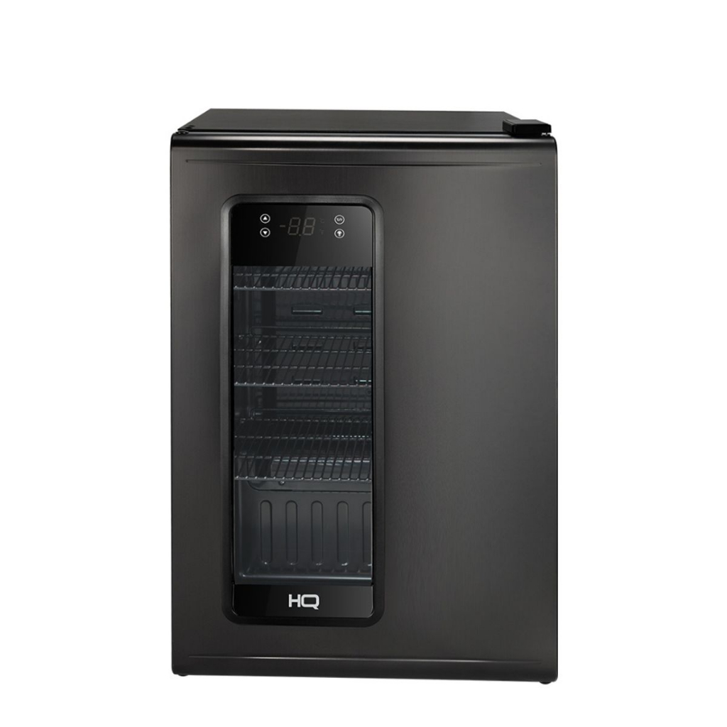 Cervejeira Expositor Vertical HQ 100 Litros Frost Free Inox Titanium HQ-100CEVPVFFI - 127V
