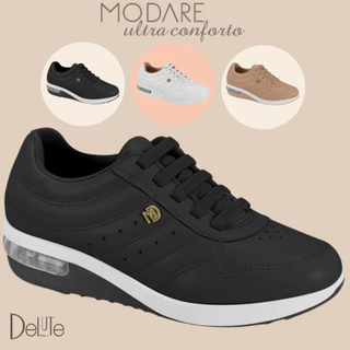 Sapato Tênis Casual Feminino Sneaker Anabela Fácil Conforto Sola Gel Tech Macio Para Esporao