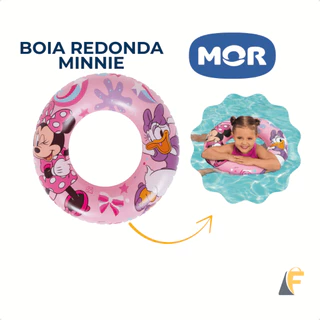 Boia Redonda Minnie Disney Piscina Rosa Infantil Menina em Oferta na Shopee