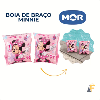 Boia Braço Minnie Disney Piscina Rosa Infantil Menina em Oferta na Shopee