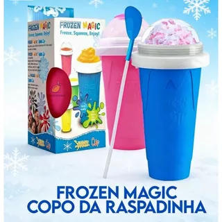 Copo para Raspadinha Geladinha e Coqueteis incríveis Copo mágico- portatil de silicone em Oferta na Shopee