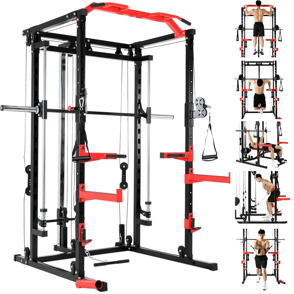 Power Rack Gaiola Multi Estação de Musculação Academia Podiumfit GM400