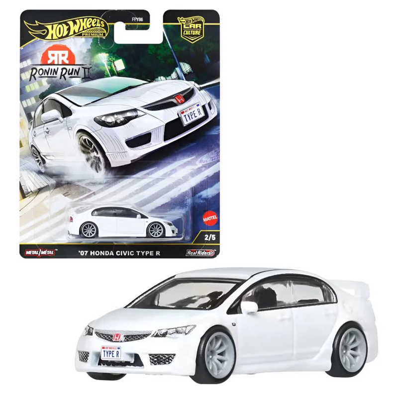 Hot Wheels Premium Ronin Run II - '07 Honda Civic Type R | Shopee