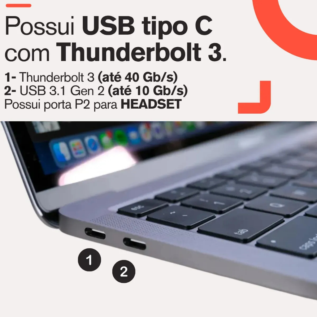 Macbook Air A1932 2019 Core i5 SSD 128GB 8GB mem Tela Retina 13,3