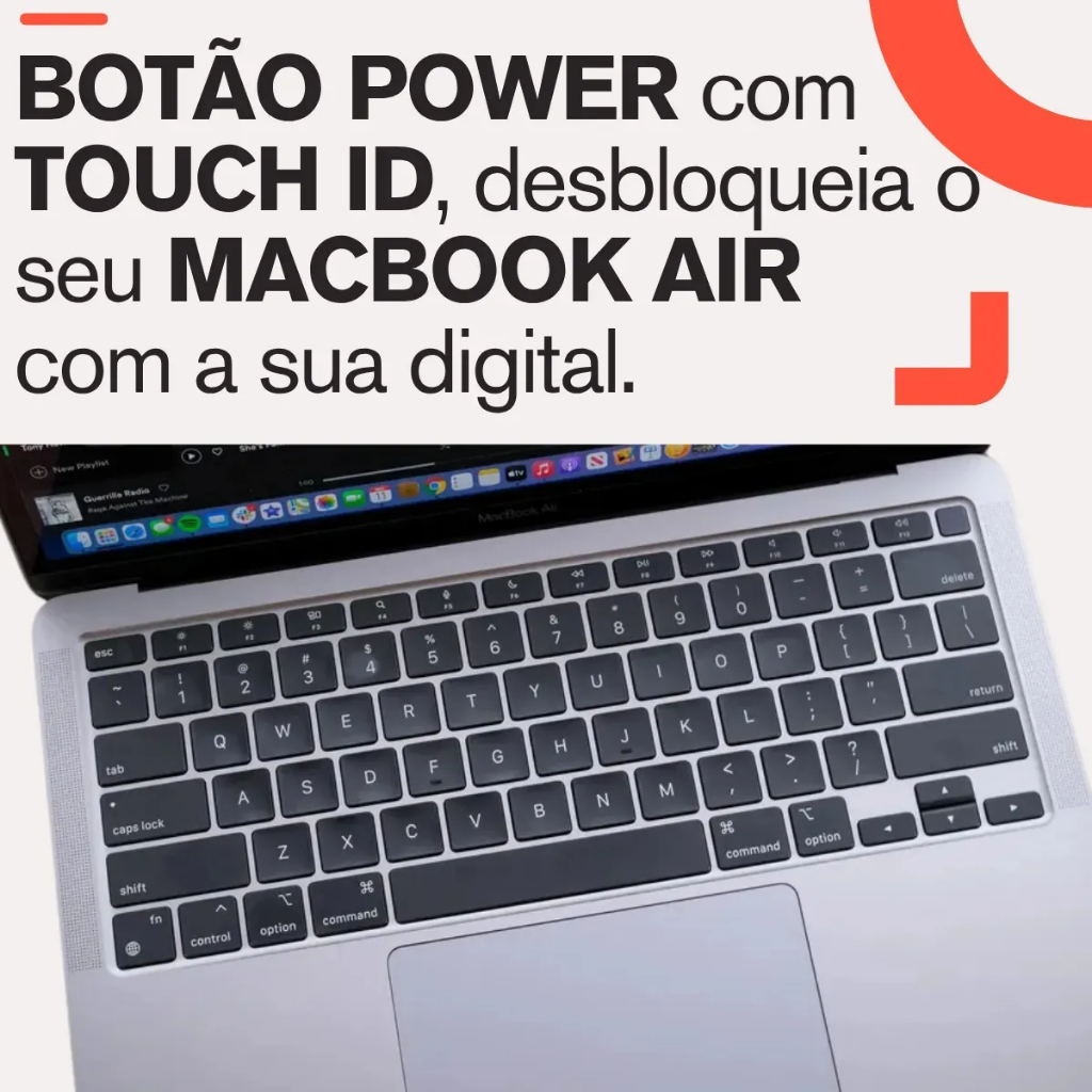 Macbook Air A1932 2019 Core i5 SSD 128GB 8GB mem Tela Retina 13,3