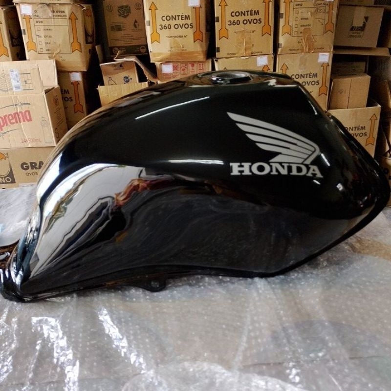 Tanque de combustível Titan 150 Mix preto | Shopee Brasil