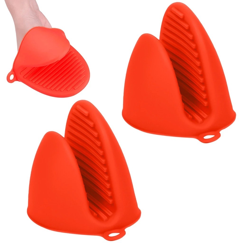 Luva de Silicone Para Cozinha Vermelho | Shopee Brasil