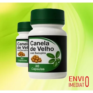 Canela de Velho com sucupira 2 Potes tampa holografica ORIGINAL