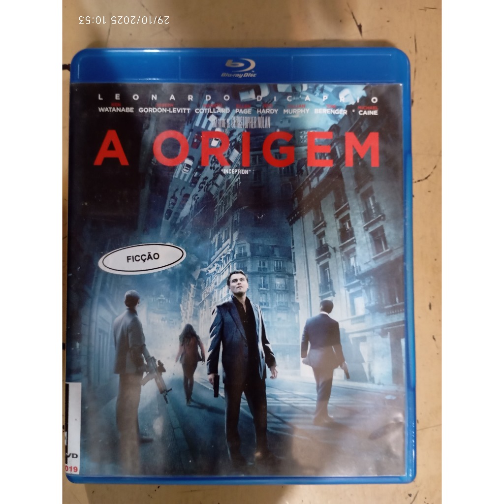 Blu-ray A Origem - Leonardo DiCaprio | Shopee Brasil