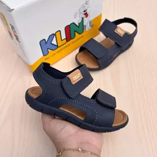 Papete Sandália Infantil Menino Klin Casual Anatômica Confortável Escola Moda em Oferta na Shopee