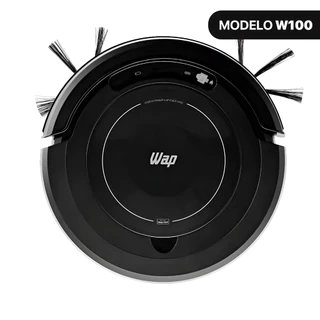 Aspirador de Pó Robô WAP Robot W100 3 em 1 Antiqueda Bivolt 17W em Oferta na Shopee