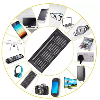 Kit 24Pcs Chave De Fenda Magnética Multifuncional