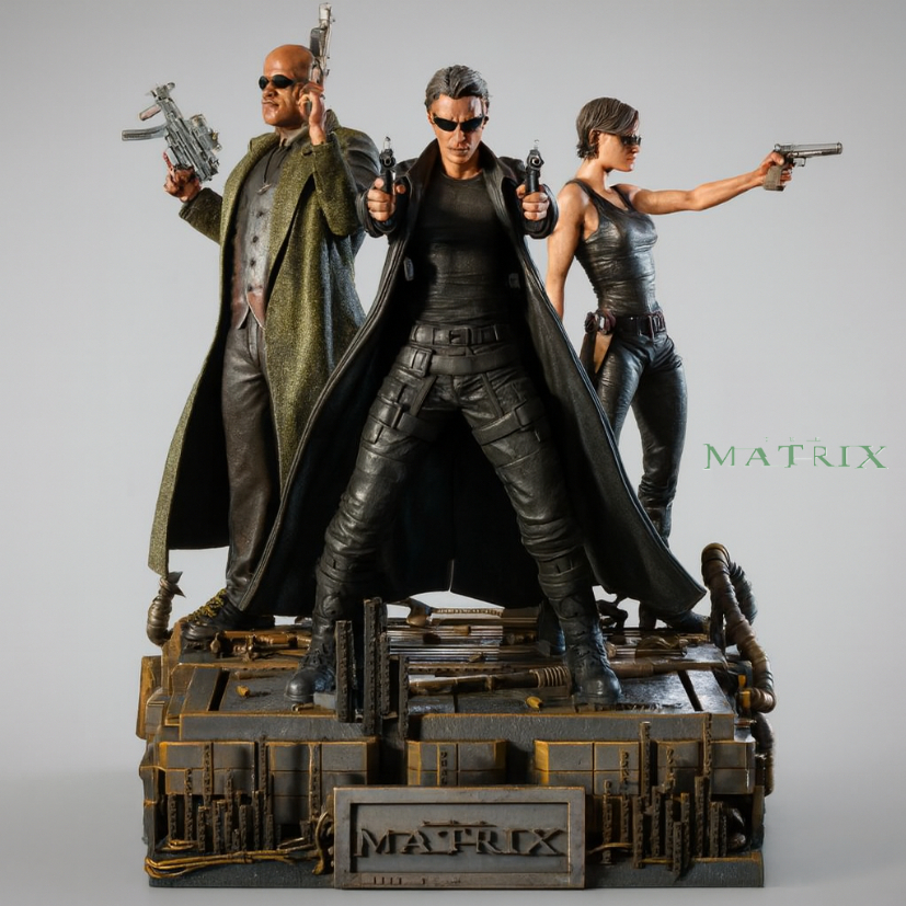 Matrix - Diorama O Trio da Rebelião - Figura Colecionável | Shopee Brasil