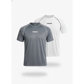 kit com duas camisetas dry fit masculina para corrida/treino/academia com proteção uv
