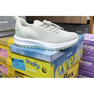 Tênis Usaflex Poofy Tricot Branco/Menta em Oferta na Shopee