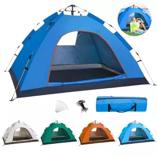 Barraca Monta Sozinha Camping 4 Pessoas Automática Dobrável em Oferta na Shopee