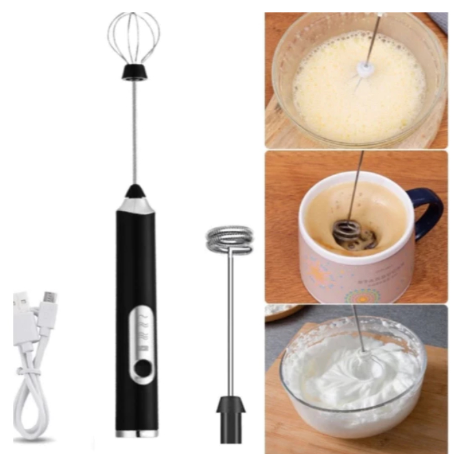 Mixer Batedor Misturador Mixer Elétrico Para Bebidas Leite C