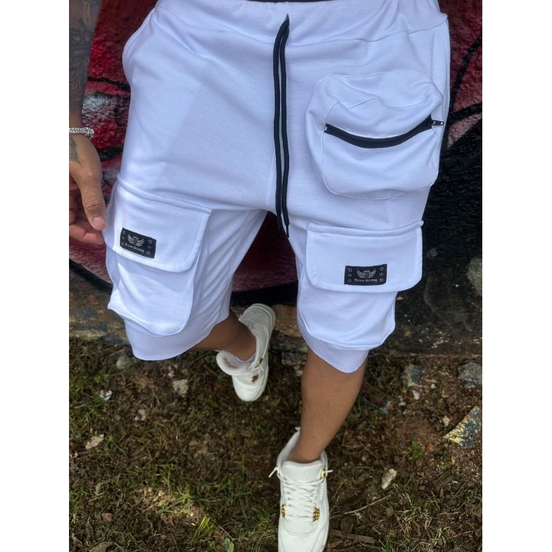 Bermuda Pocket Strong moletinho com elastano