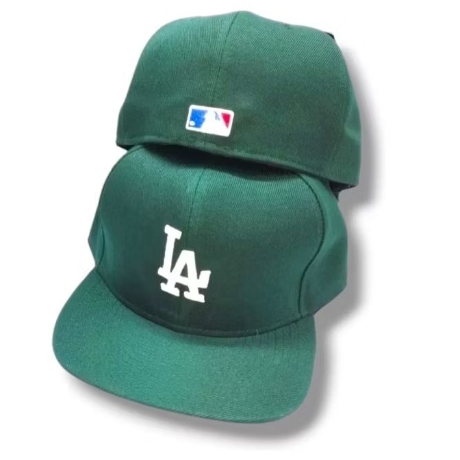 boné cap LA baisebol/ EDIÇÃO ESPECIAL/ modelo fechado, sem atacador/aba reta/PREMIUM bordado esportivo, academia 56,57cm