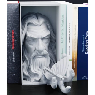 Booknook Senhor dos anéis Gandalf Hobbit livros The Lord of Rings suporte para livros geek Tolkien