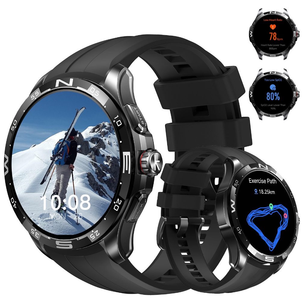 Smartwatch amazfit Kieslect Actor Relógio Sport 1.6‘’AMOLED Tela 5ATM ...