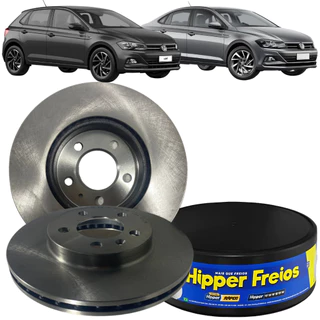 Par Disco Freio Original Dianteiro Ventilado Vw Polo Virtus em Oferta na Shopee