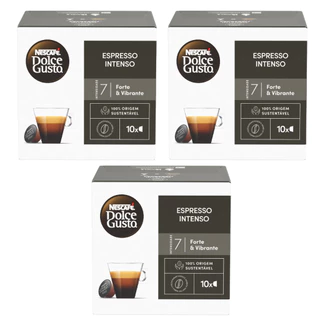 Dolce Gusto Espresso Intenso Kit 3 Caixas - 30 Cápsulas Original em Oferta na Shopee