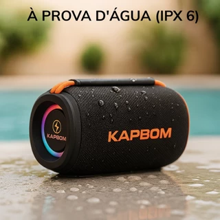 Caixa De Som Portátil Compacta Potente 30 W À Prova D'Água Luz Led RGB TWS Fm P2 Cartão Memória Som Stéreo Duplo Hi-Fi em Oferta na Shopee