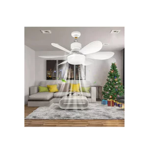 Ventilador De Teto 42CM / 52CM Com Controle Remoto E Lampada Led 60w 80w