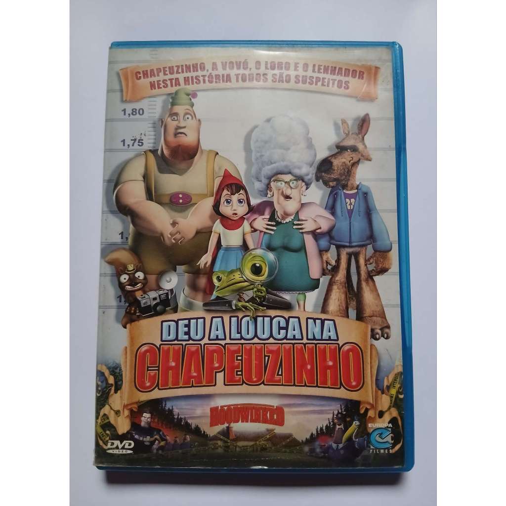 Dvd Deu A Louca Na Chapeuzinho Vermelho 1 - Original | Shopee Brasil