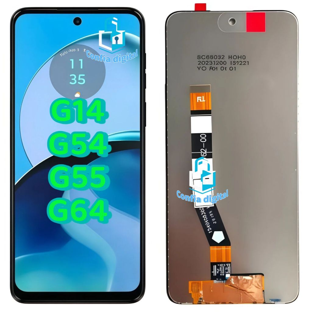 Tela Display Frontal Touch Moto G14/G54/G55/G64 Premium Envio Imediato ...