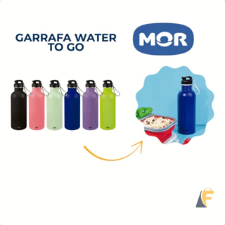 Garrafa 750ml Aço Inox Esportiva Mor Water To Go Dia a Dia Com Alça Cores Diversas em Oferta na Shopee