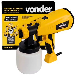 Pistola Elétrica Vonder Para Pintura PEV 400 em Oferta na Shopee