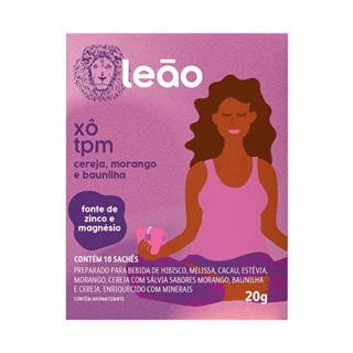 Chá Cereja, Morango e Baunilha 20g - Leão em Oferta na Shopee