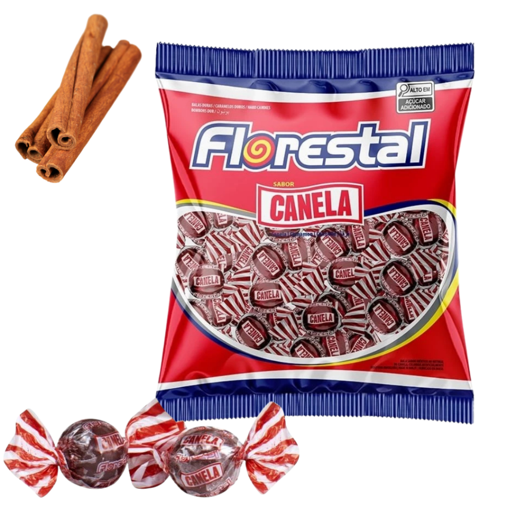BALA BOLINHA CANELA FLORESTAL 500G -> UN