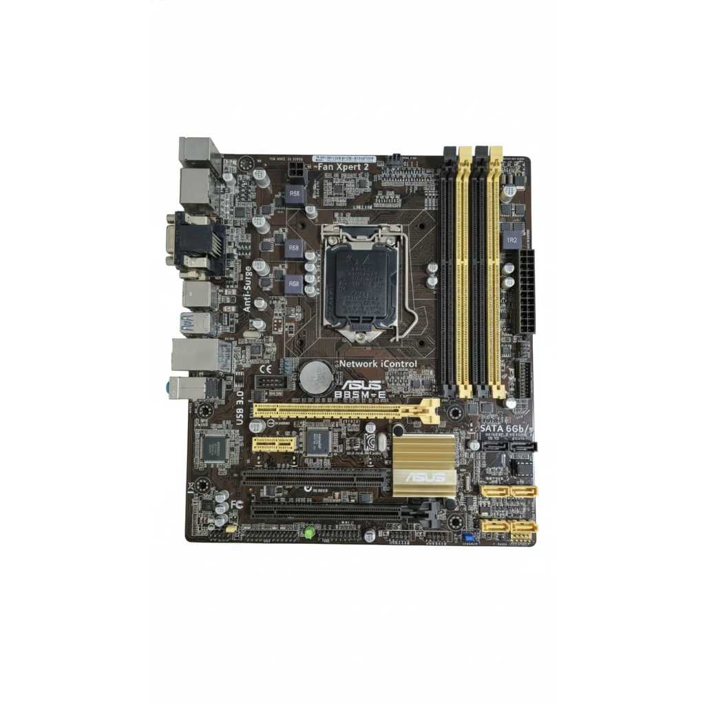 Placa Mãe Asus B85m Plus 1150 Ddr3 Até 32gb Amarela e Preto