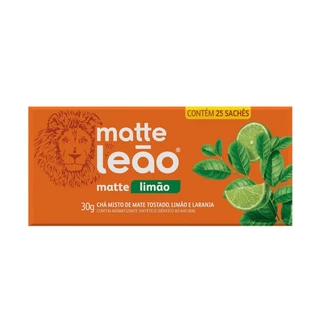 Chá Mate Com Limão 30g -  Leão em Oferta na Shopee