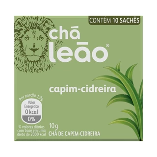 Chá de Capim Cidreira 10g - Leão em Oferta na Shopee