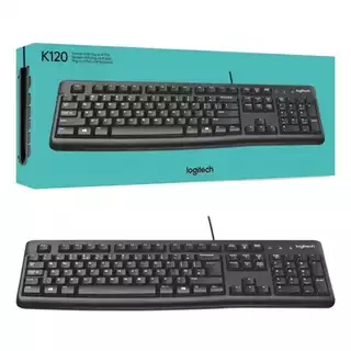 Teclado Logitech K120 USB Preto