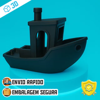 Barquinho 3D Miniatura, Navegação, Decoração, benchy 3d, barco 3d, mini barco, Impressão 3D