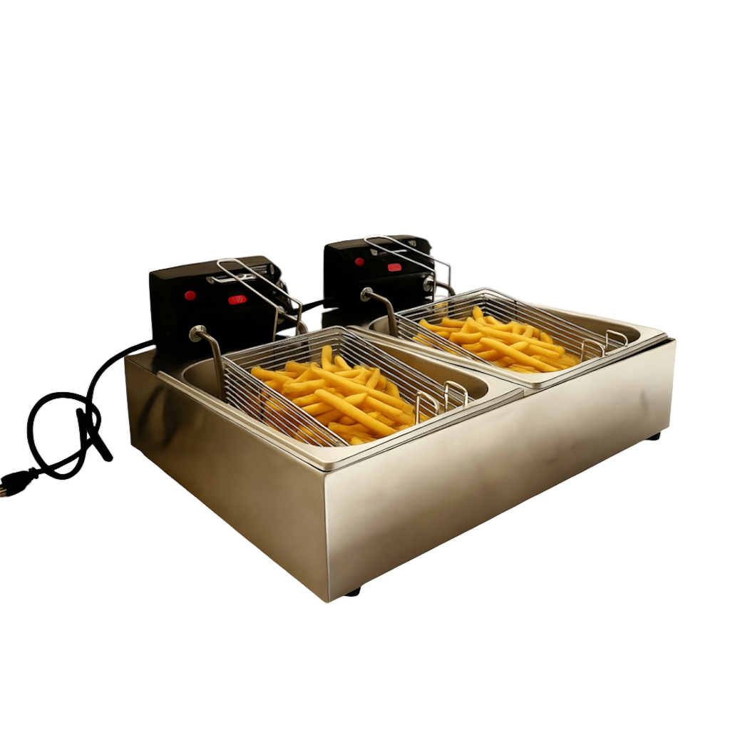 Fritadeira Elétrica 10 lts 2 Cubas