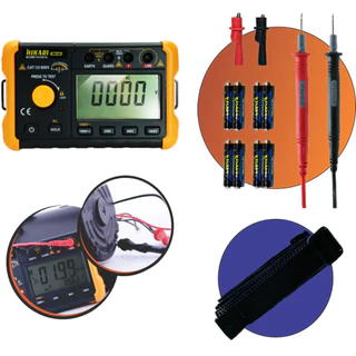 Megometro Digital Cat III 600v Hmg-600 Hikari Profissional em Oferta na Shopee