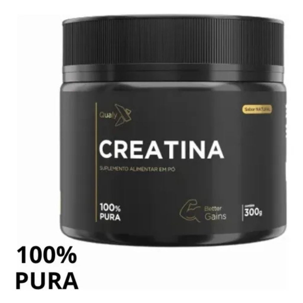 Creatina 100% Pura Qualy X 300g | Shopee Brasil