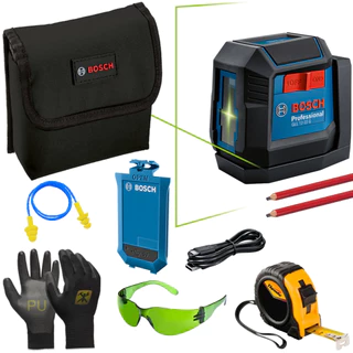 Nível Laser a bateria Linear Gll 12-12g 12m Com Suporte Gir Bosch + Kit em Oferta na Shopee