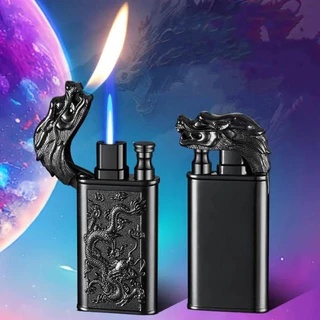 Isqueiro Dragão Premium – Chama Dupla (DESCARREGADO)