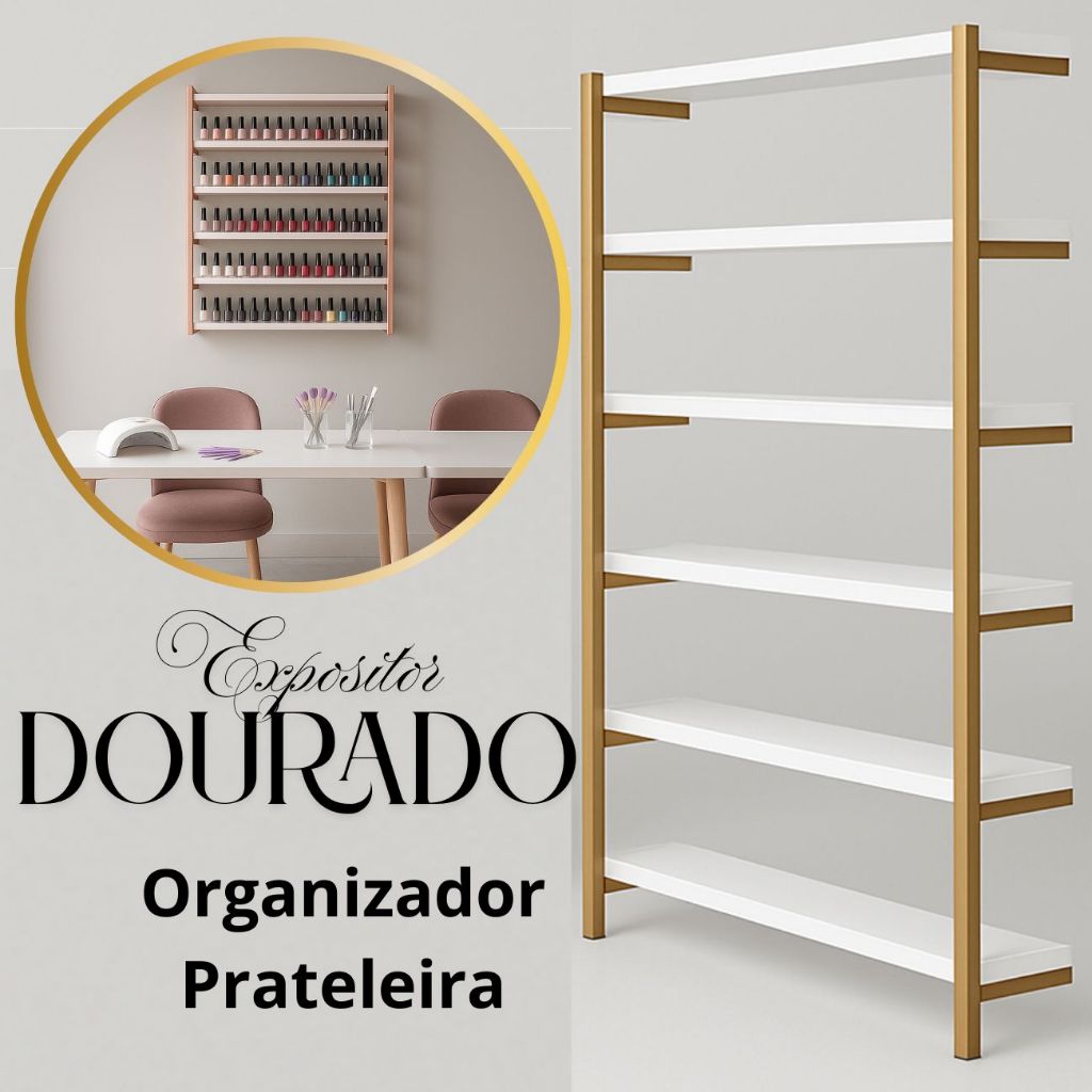 Expositores de Esmaltes  Preto Nichos e Organizador Para Manicure Organizador ENVIO IMEDIATO