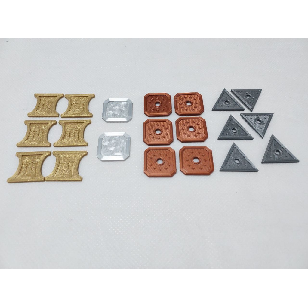 Moedas Dungeons & Dragons - 120 Moedas 05 Modelos - D&D RPG