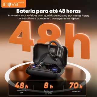 INOVA Fones De Ouvido Sem Fio Pendurados Sem Fio Mini Bluetooth Handsfree Estéreo À Prova Dwaterproof Água Com Microfone