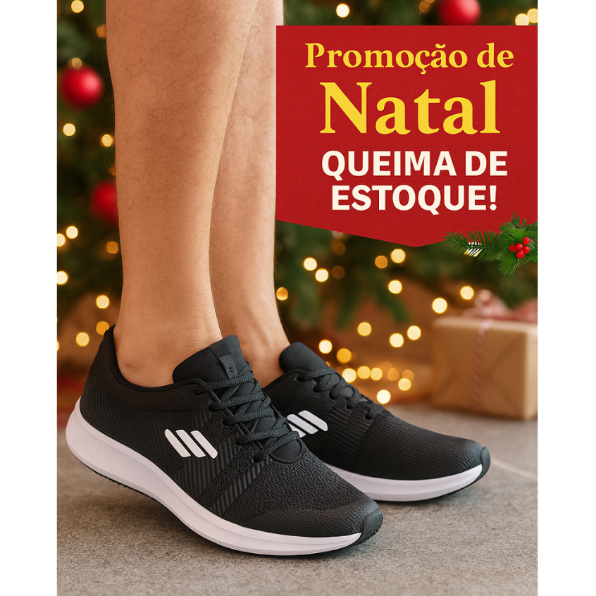 Foto de Tênis Masculino Fitness Esportivo Promoção Envio Imediato O2X